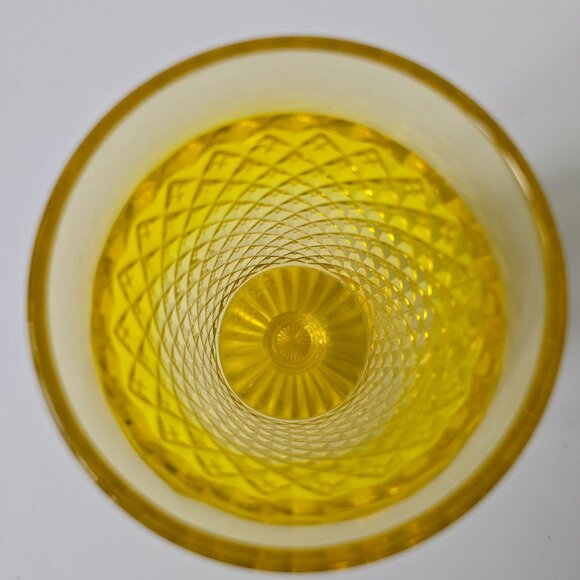 Westmoreland Glass English Hobnail Yellow Topaz Iced Tea Goblet - Picture 2 of 14